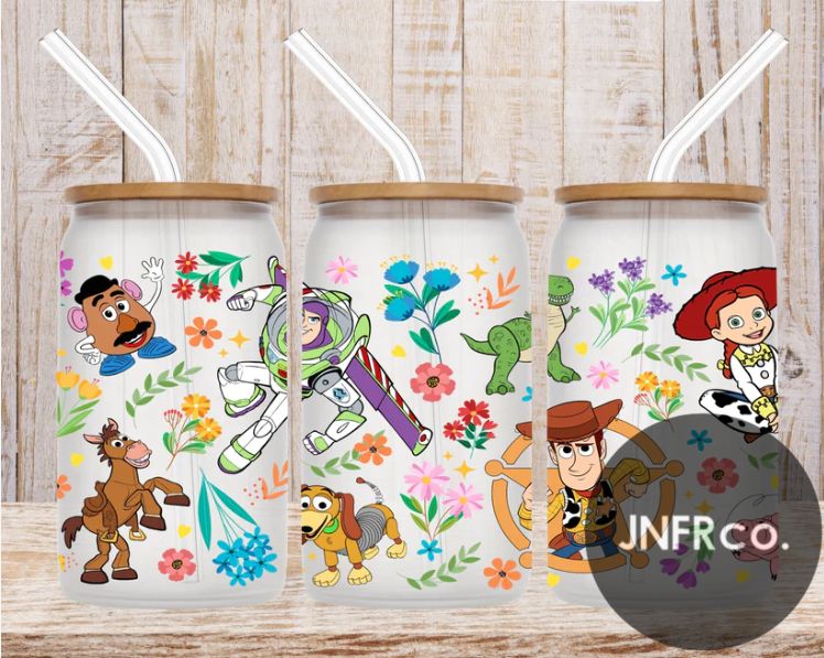 Toys World 16oz. Glass Can