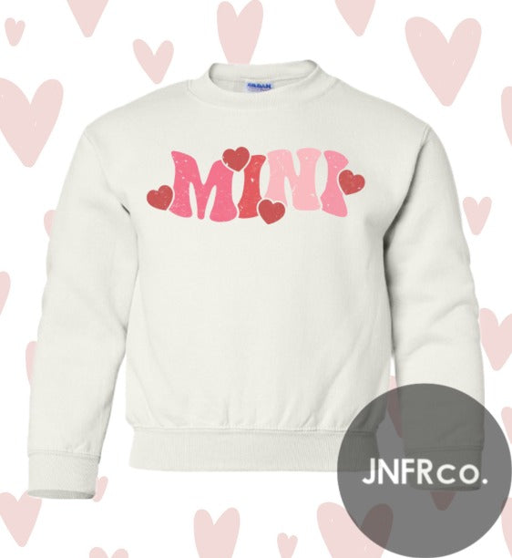 Mini Valentine YOUTH Crewneck Sweatshirt