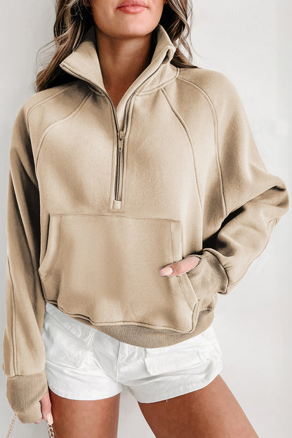 Cozy Cloud Half-Zip Sweatshirt