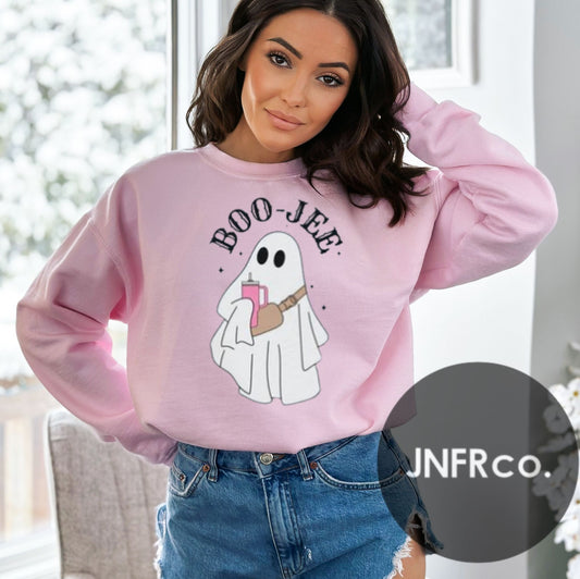 BOO-JEE Ghost Crewneck Sweatshirt