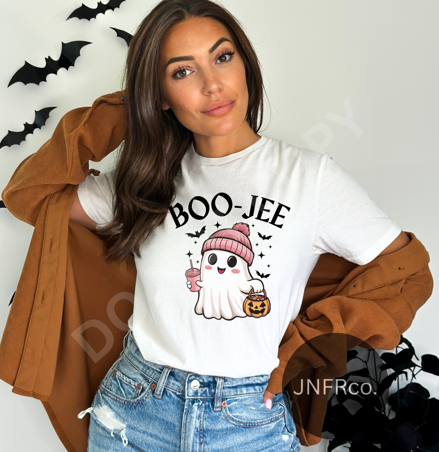 BOO-JEE Trick or Treat Ghost - DTF Transfer