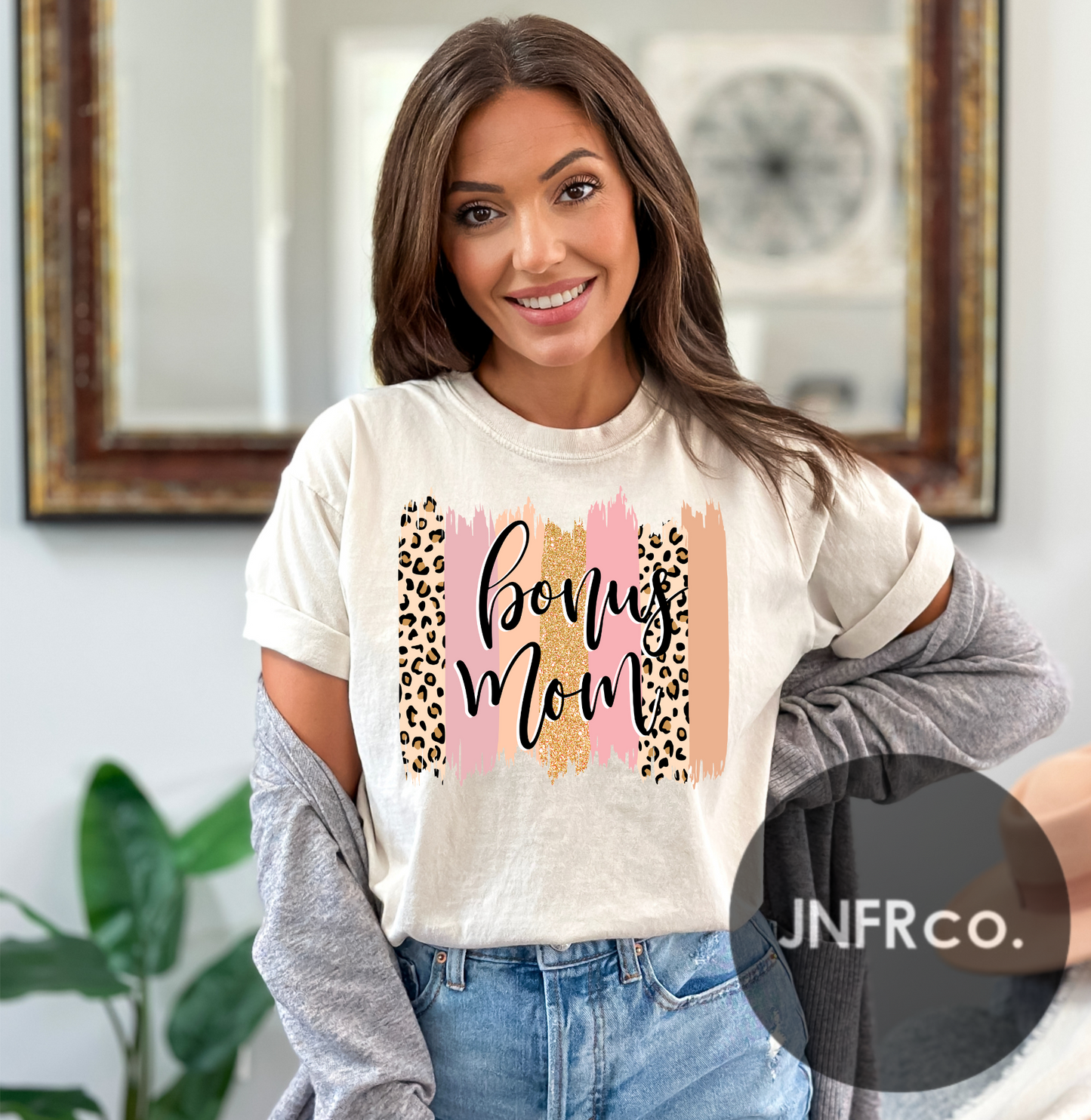 Bonus Mom Brush Stroke - DTF Transfer