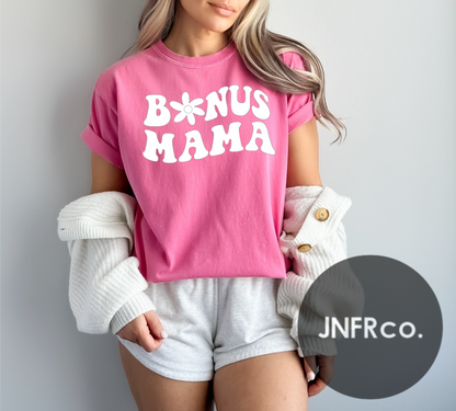 Bonus Mama Daisy Comfort Colors T-Shirt