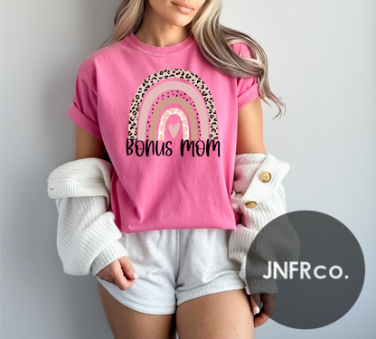 Bonus Mama Rainbow Comfort Colors T-Shirt