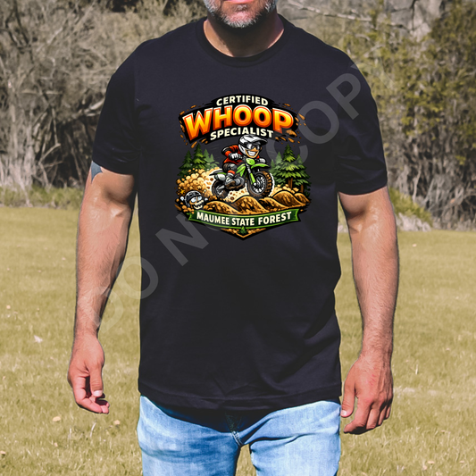 Maumee State Forest Whoop Specialist x Toledo Trail Riders T-Shirt