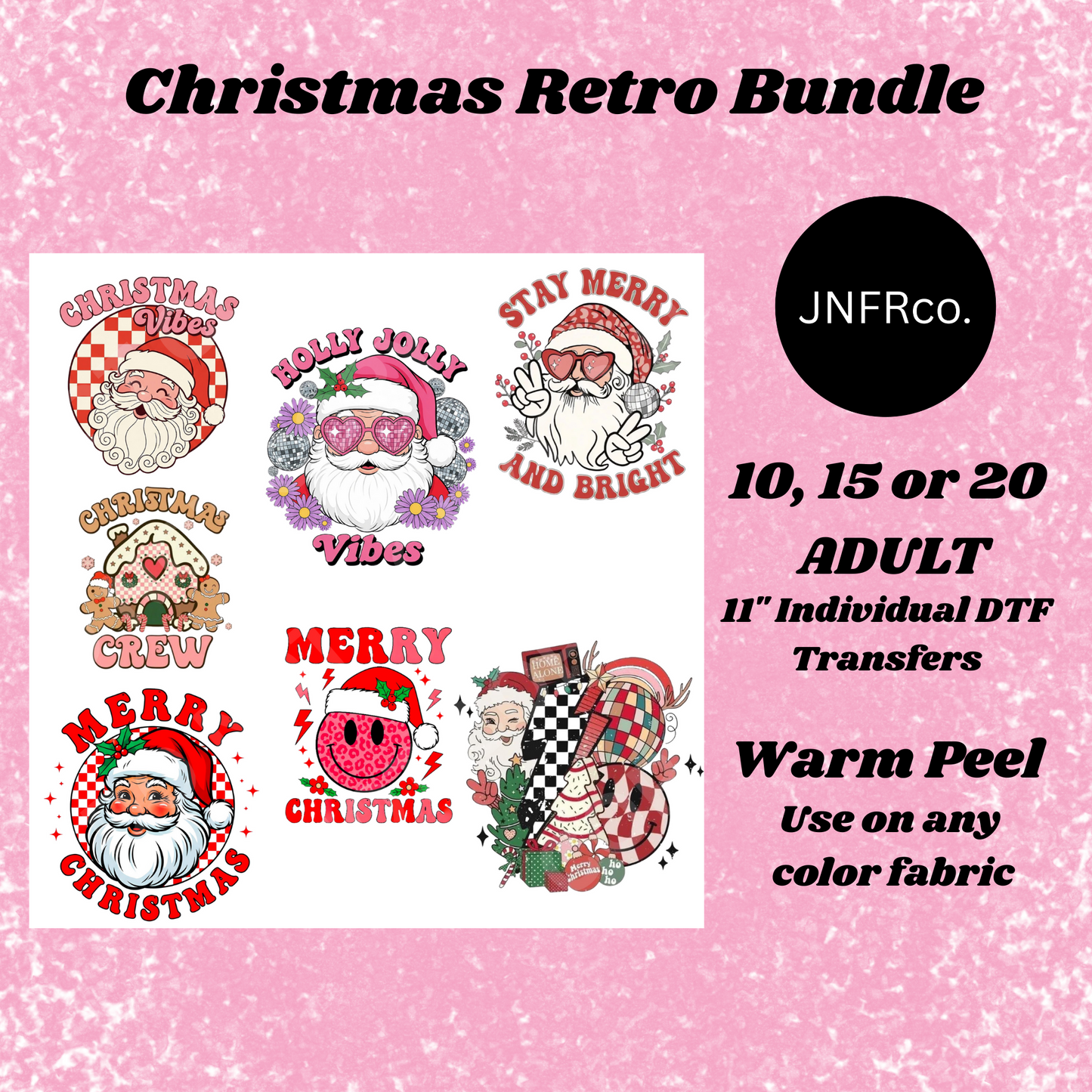 Christmas Retro Bundle - DTF Transfers