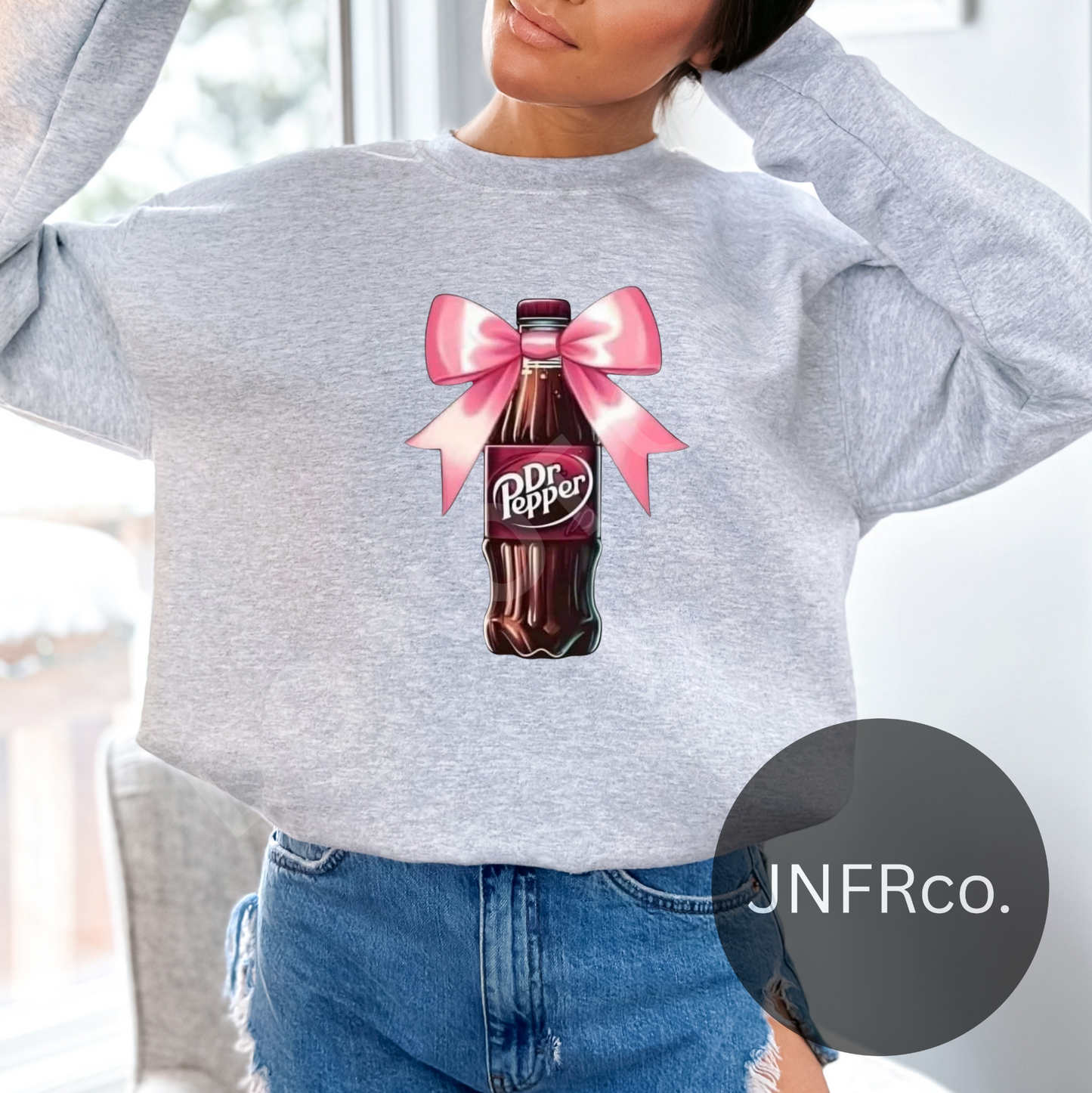 Dr P Bottle Coquette Bow - DTF Transfer