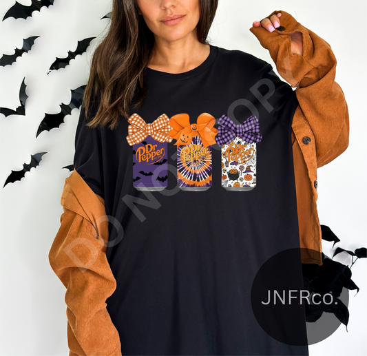 Dr P Halloween Bat Tie Dye Trick or Treat Trio - DTF Transfer