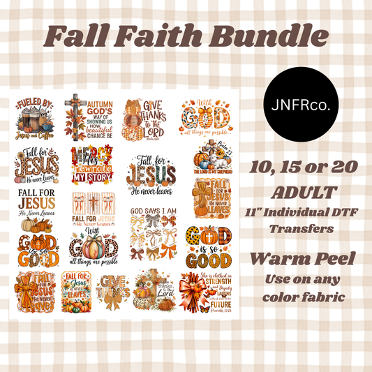 Fall Faith Bundle - DTF Transfers