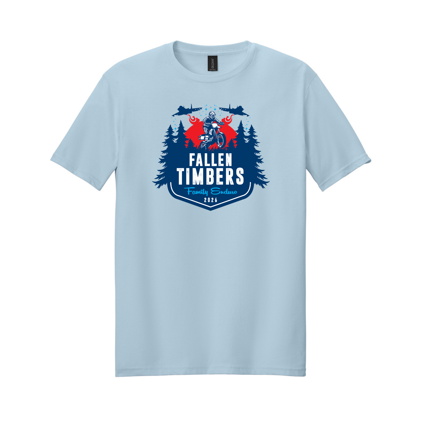 Toledo Trail Riders Fallen Timbers Family Enduro 2026 Softstyle Cotton T-Shirt