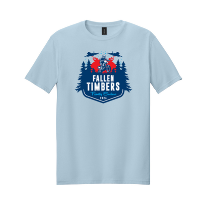 Toledo Trail Riders Fallen Timbers Family Enduro 2026 Softstyle Cotton T-Shirt