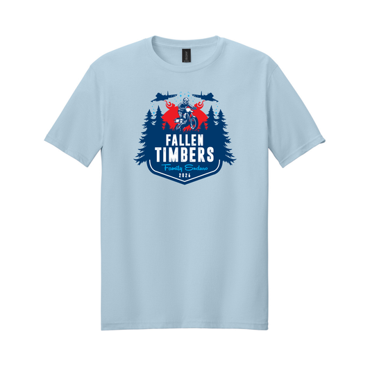 Toledo Trail Riders Fallen Timbers Family Enduro 2026 Softstyle Cotton T-Shirt