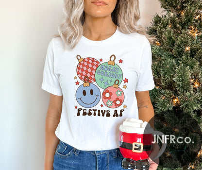 Festive AF Ornaments T-Shirt