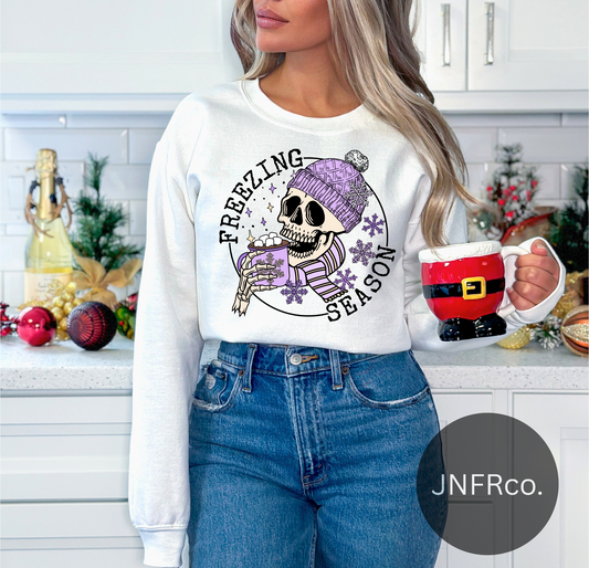 Freezing Season Winter Hot Cocoa - DTF Transfer