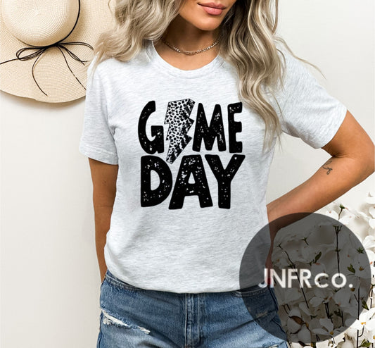 Game Day Cheetah Bolt T-Shirt