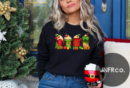 Green Monster Latte Crewneck Sweatshirt