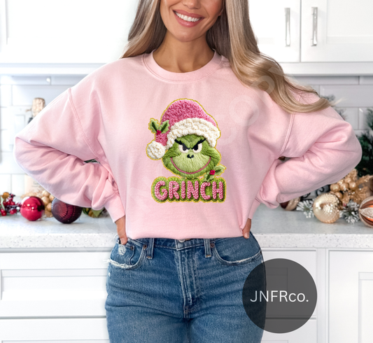 Grinch Yarn - DTF Transfer