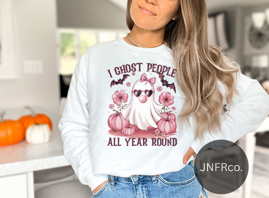 I Ghost People All Year Round Bubblegum - DTF Transfer