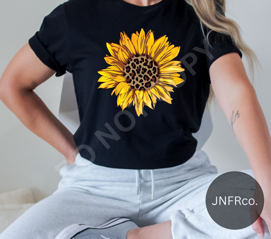 Cheetah Sunflower - DTF Transfer