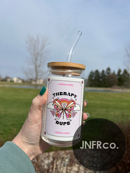 Therapy Dupe 16oz. Glass Can