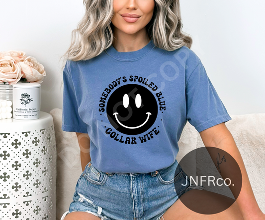 Spoiled Blue Collar Wife - DTF Transfer