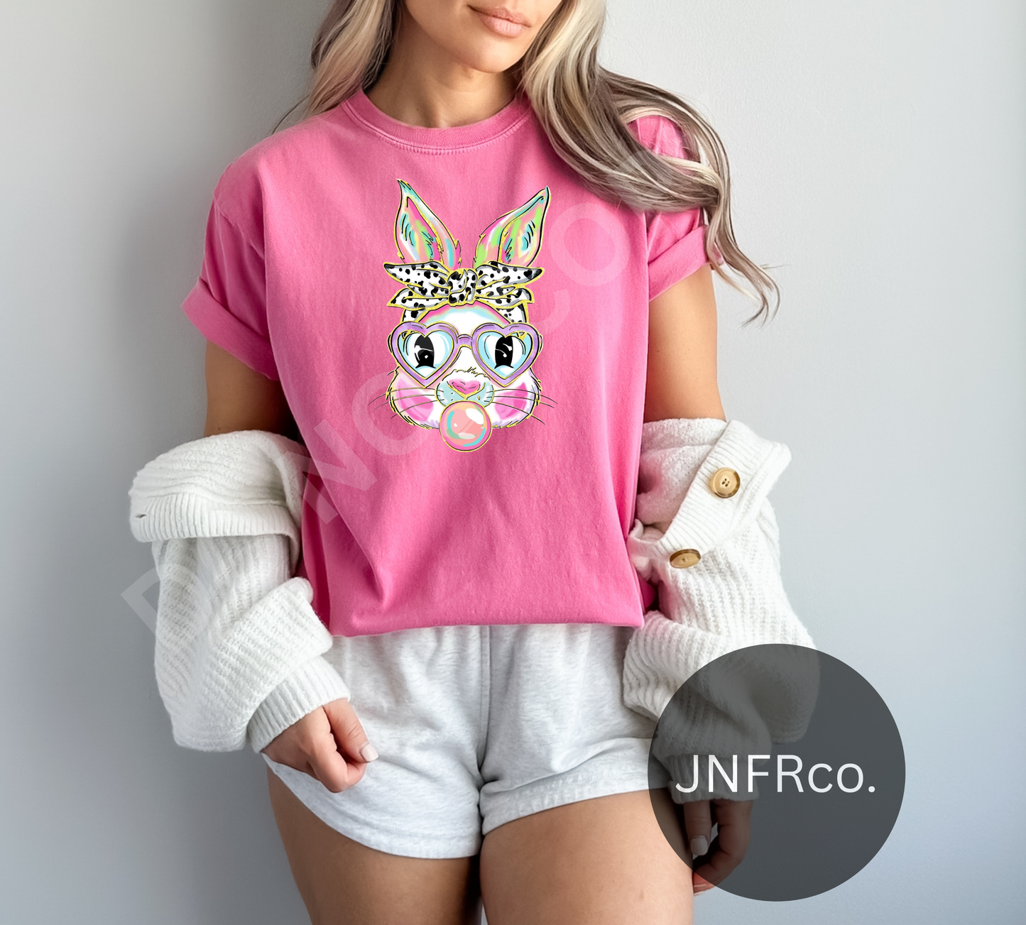 Bubblegum Bunny - DTF Transfer