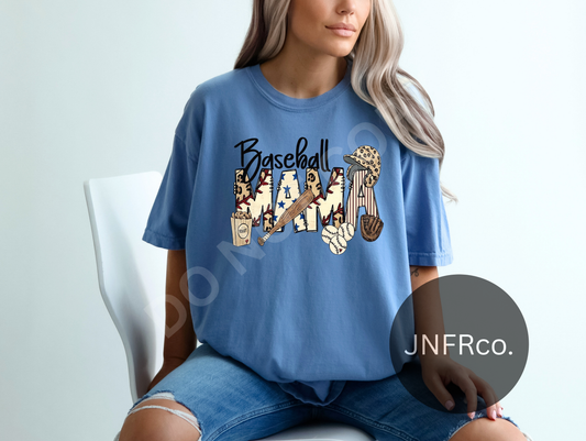 Vintage Baseball Mama - DTF Transfer