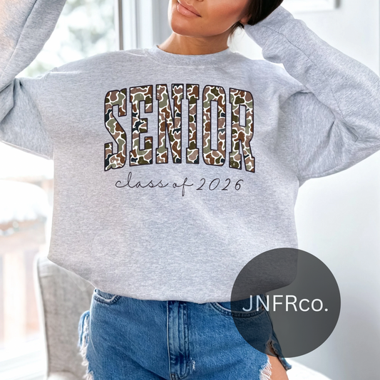 Camo Senior 2026 - DTF Transfer