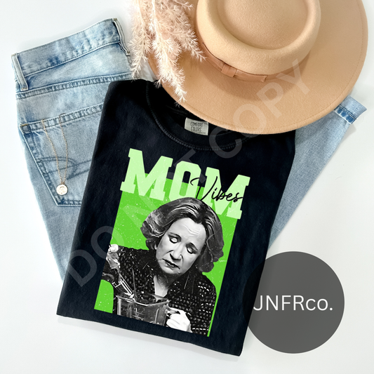 MOM Vibes Neon Green - DTF Transfer