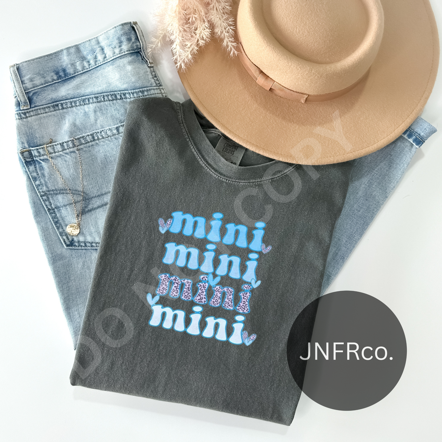 Mini List Cheetah Blue - DTF Transfer