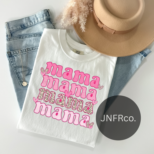 Mama List Cheetah Pink - DTF Transfer
