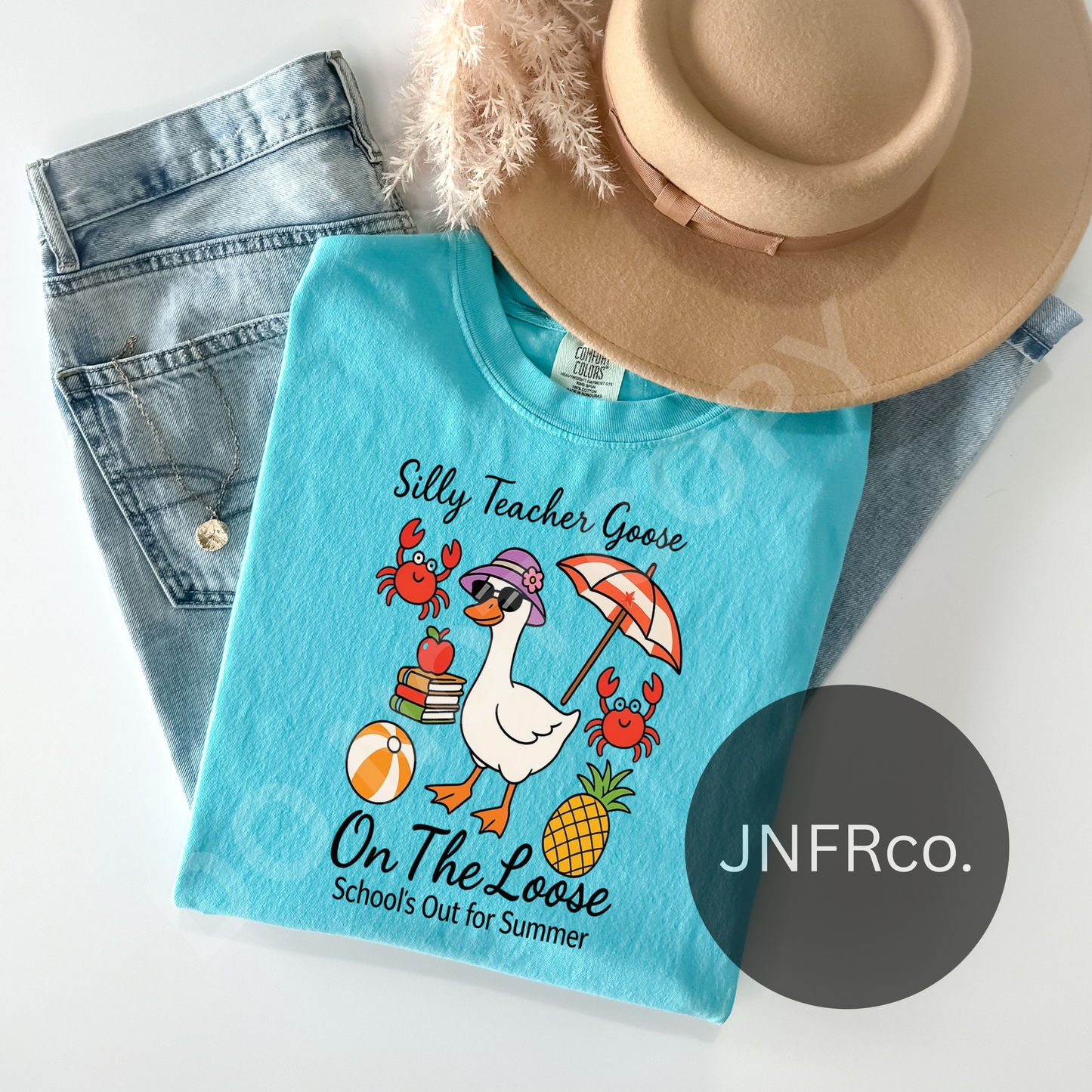 Silly Teacher Goose On The Loose For Summer - DTF Transfer