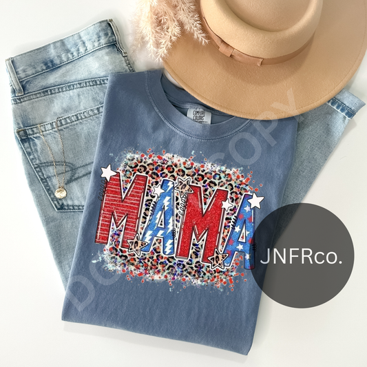 Mama RWB Stars & Stripes - DTF Transfer