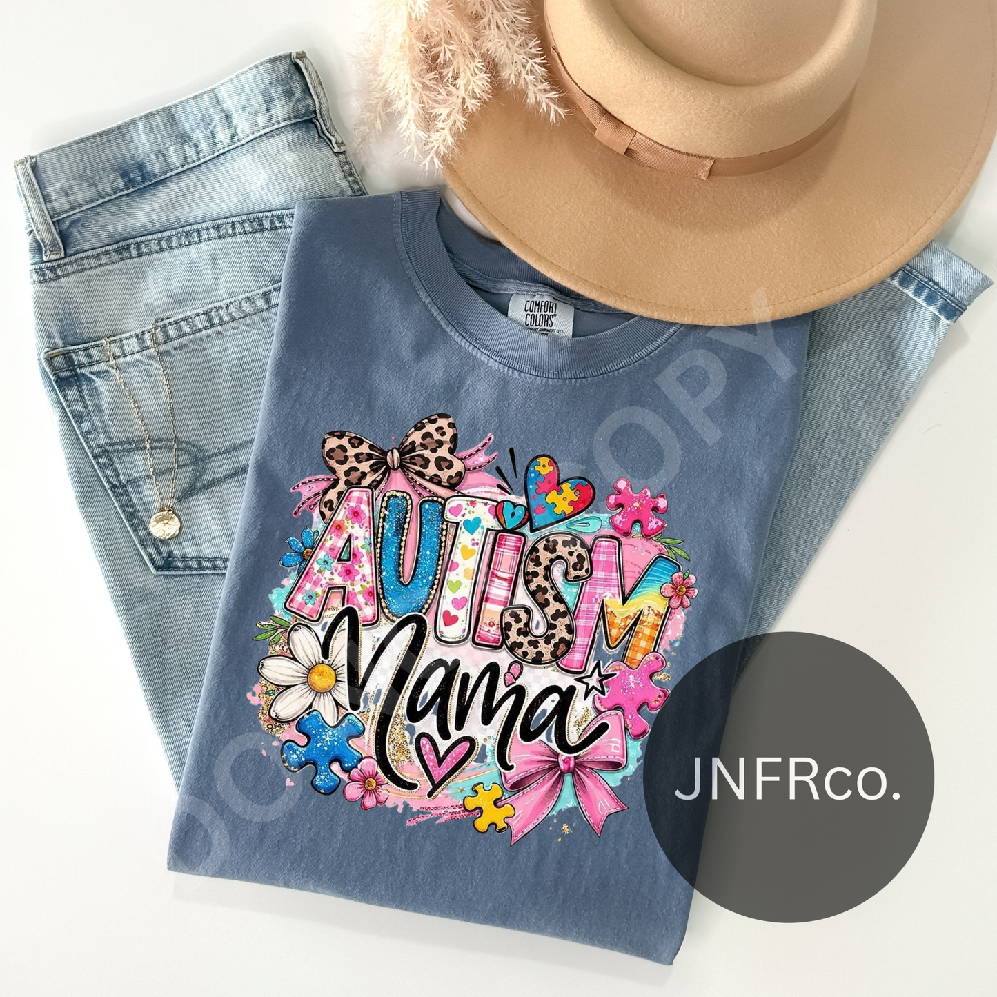 Autism Mama Girly Patterns - DTF Transfer