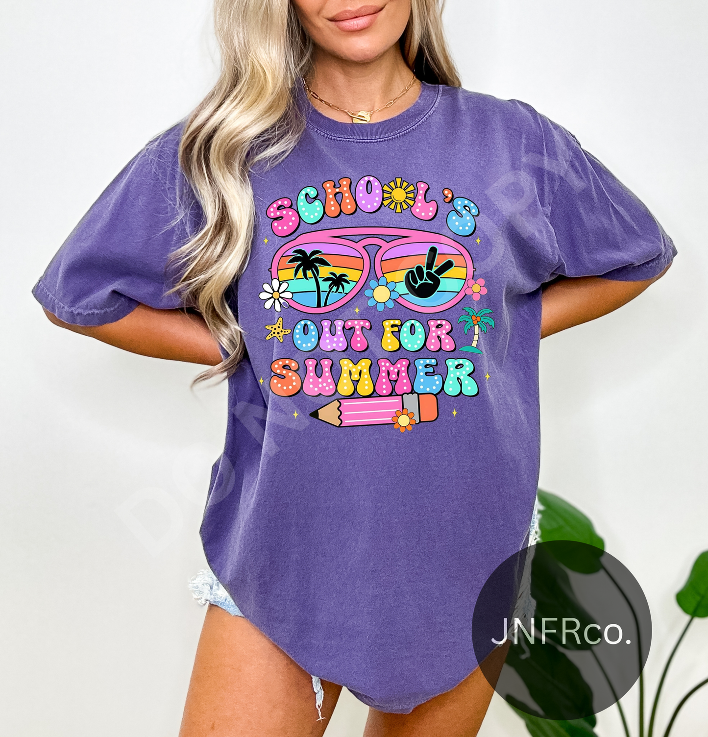School’s Out For Summer Sunglasses - DTF Transfer