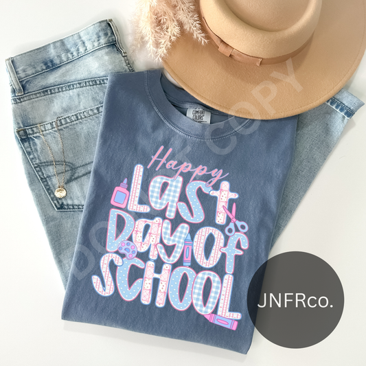 Happy Last Day Of School Preppy - DTF Transfer
