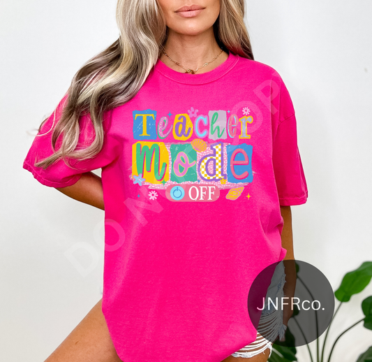 Teacher Mode Off - DTF Transfer
