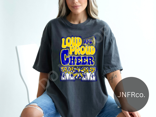 Loud And Proud Cheer Mom - DTF Transfer