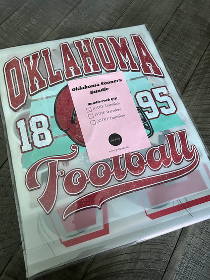 Oklahoma Sooners Bundle - DTF Transfers