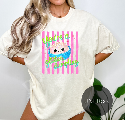 Glitter Dumpling Pink - DTF Transfer