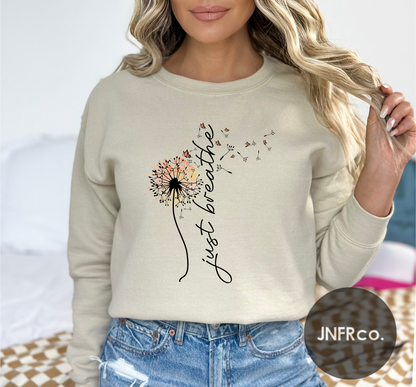 Just Breathe Crewneck Sweatshirt