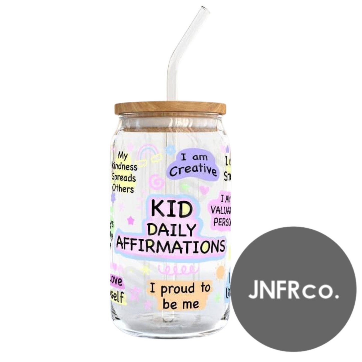 Kid Daily Affirmations 16oz. Can