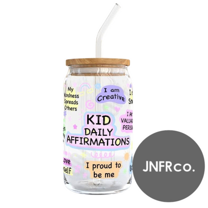 Kid Daily Affirmations 16oz. Can