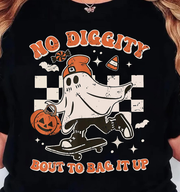 No Diggity Skateboard - DTF Transfer