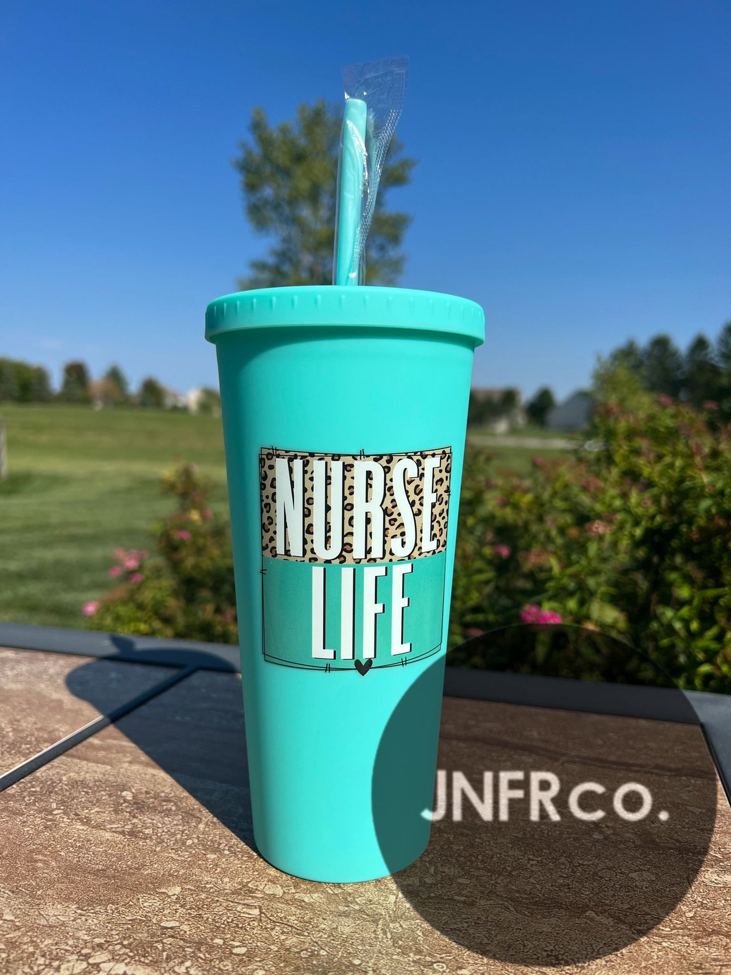 Nurse Life Cheetah 24oz Tumbler