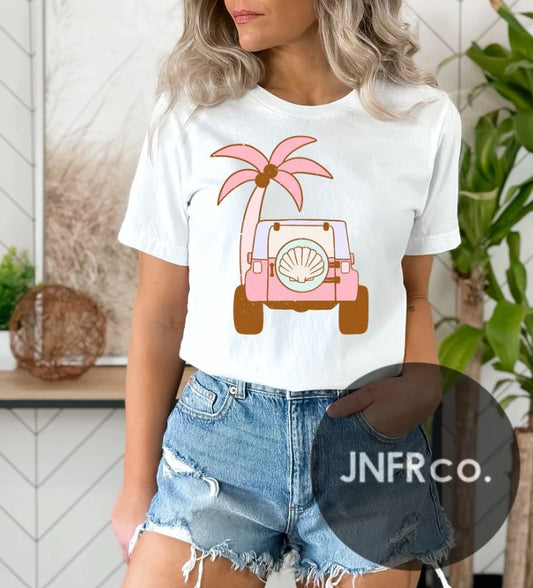 Pink Jeep T-Shirt