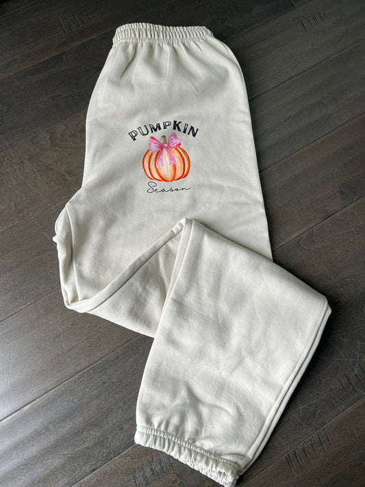 Pumpkin Season Coquette Sweatpants