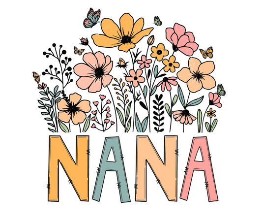 Wildflower Nana - DTF Transfer