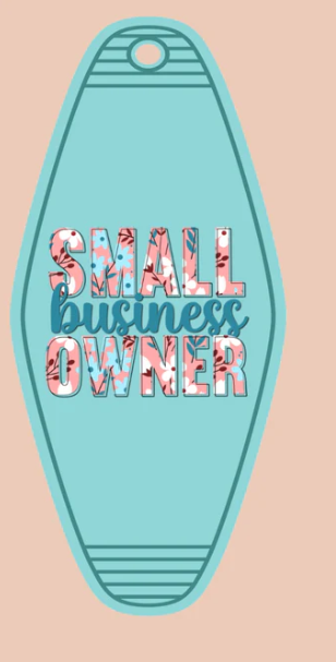 Small Business Owner Motel Keychain