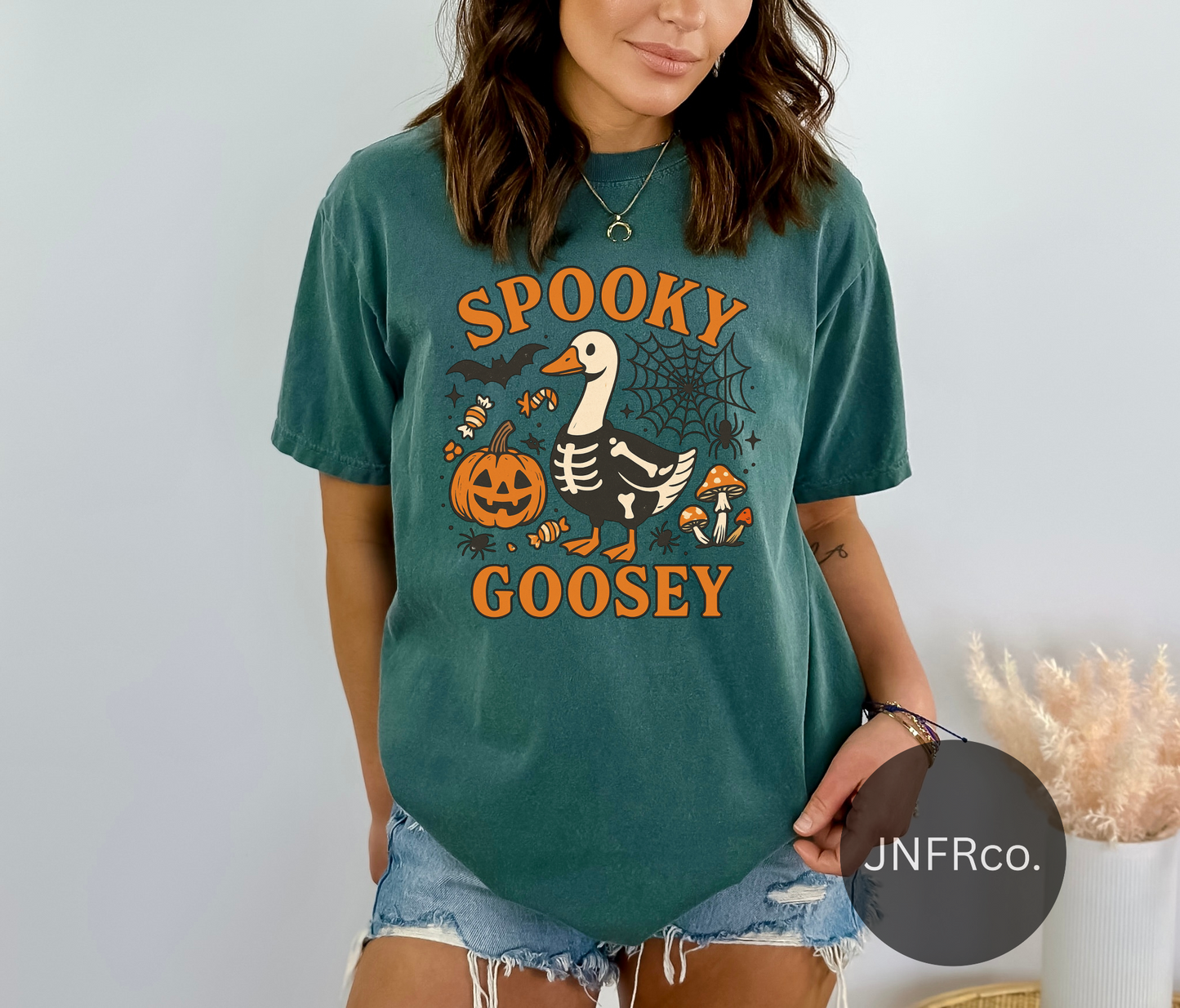 Spooky Goosey Comfort Colors T-Shirt
